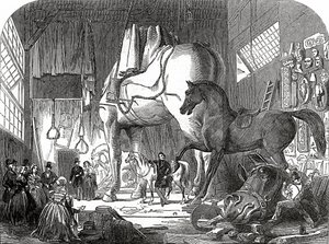 Atelier de M. Wyatt, ou Salle de Modèles, publié dans 
